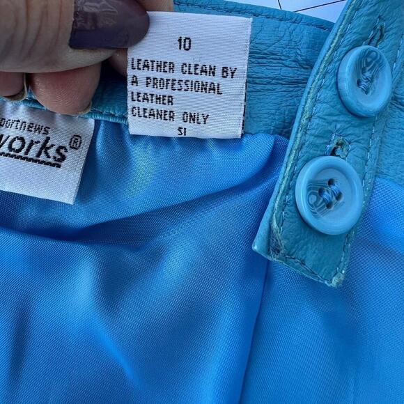 Newport News, Styleworks leather dress size 10, NWT - Picture 12 of 12